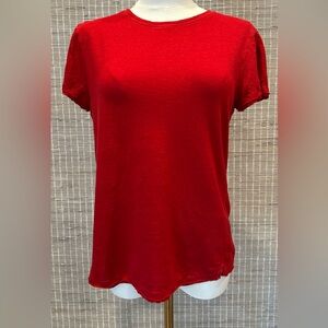 💙 FRAME Easy True Tee T-Shirt Top Organic Linen 💙